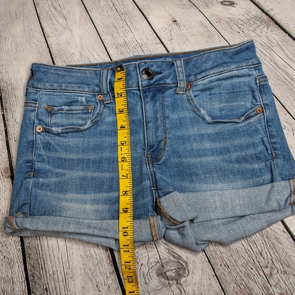 Blue jean shorts - Picture 2 of 6